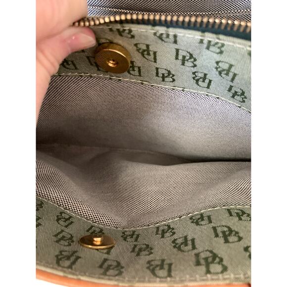 Dooney & Bourke Canvas Shoulder Bag w/ Glasses Case and Credit Card Holder - Picture 7 of 9